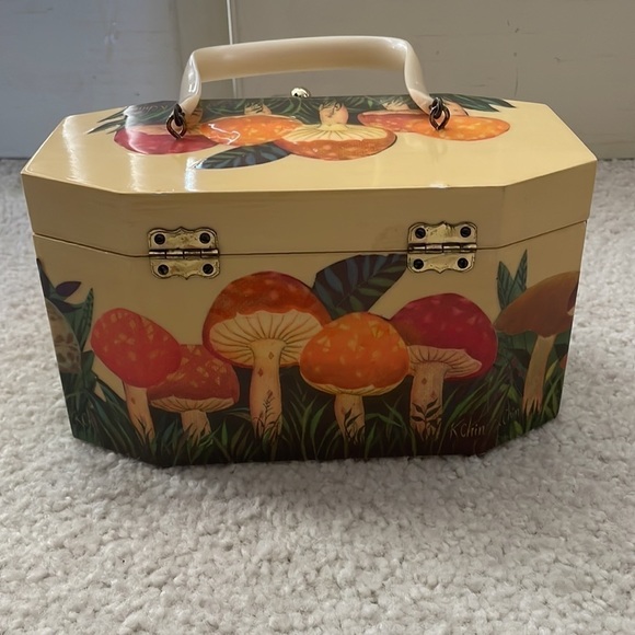 Vintage Billie Ross Wooden Bag - Picture 3 of 7